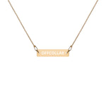 OFFCOLLAR™ Engraved Bar Chain Necklace