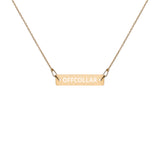 OFFCOLLAR™ Engraved Bar Chain Necklace