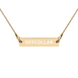 OFFCOLLAR™ Engraved Bar Chain Necklace