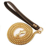 OFFCOLLAR™  10mm Wide Luxury Gold Dog Leash