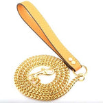 OFFCOLLAR™  10mm Wide Luxury Gold Dog Leash