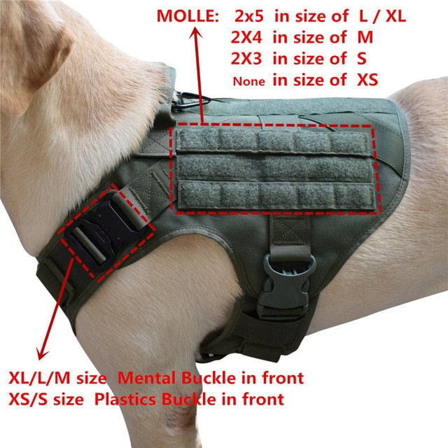 Icefang tactical clearance dog harness xs